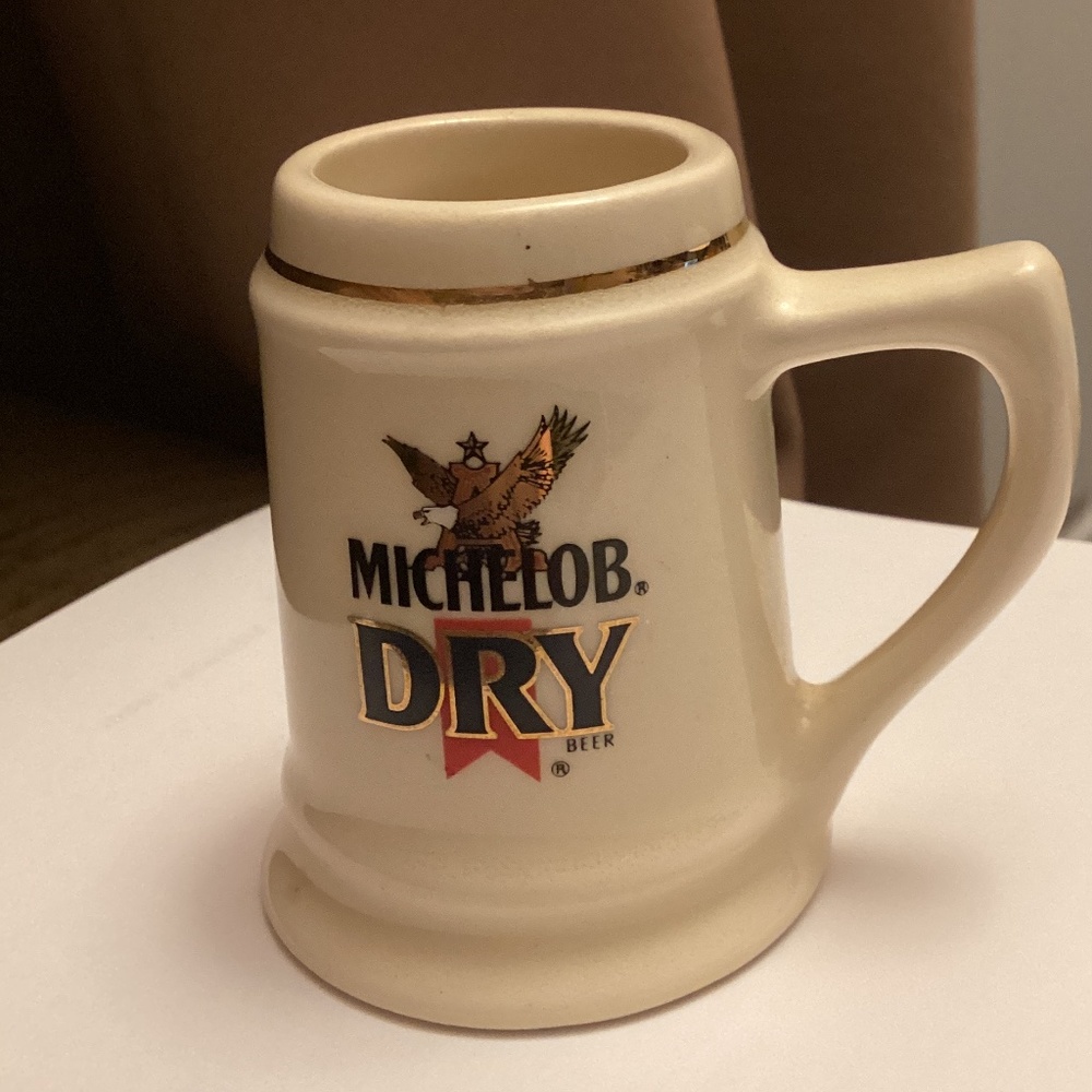 Mini Beer Stein Michelob Dry Approx. 2.75 inches